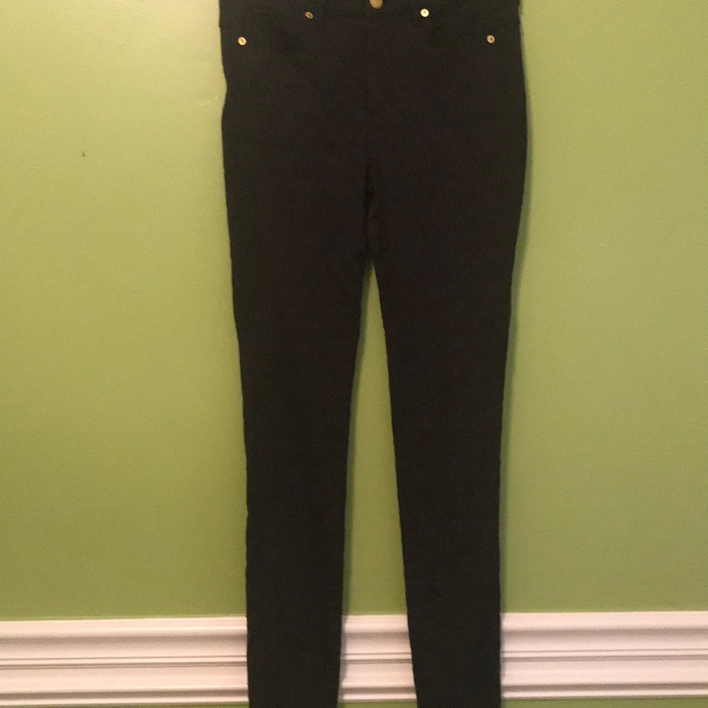 Free People brocade texture black Jean